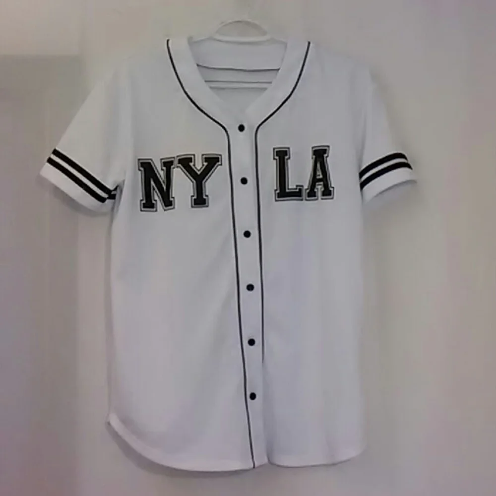 15. Fortitude Active NY LA Jersey White - Picture 1 of 4